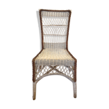 Chaise ancienne en rotin