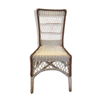 Old rattan chair