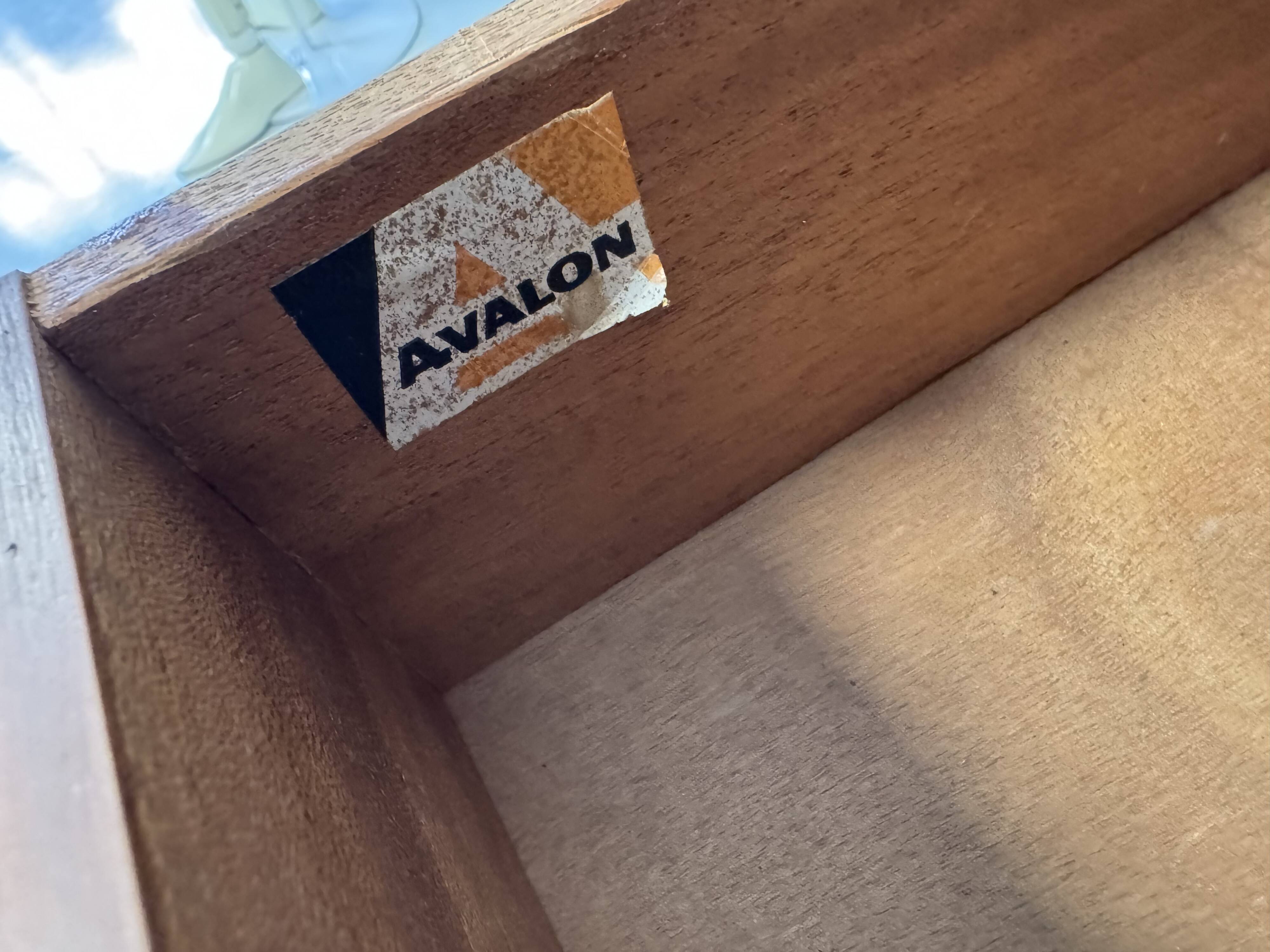 Bibliothèque, meuble de rangement par Avalon, années 1960