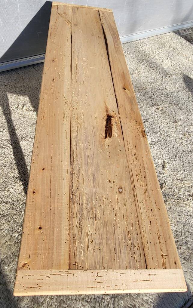 Two-tone coffee table bench, 19th century