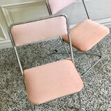 Restored vintage folding chairs