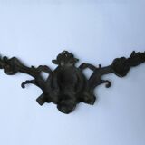 Old bronze pediment