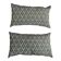 Pair of Art Deco cushions in upholstery fabric