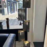 80s perforated metal floor lamp