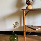 Vintage rattan shelf, console