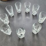 Set of 9 aperitif glasses