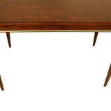 Table à manger extensible en palissandre fabriquée dans les années 1960
