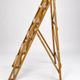 Vintage wooden painter's step ladder with a patina.
