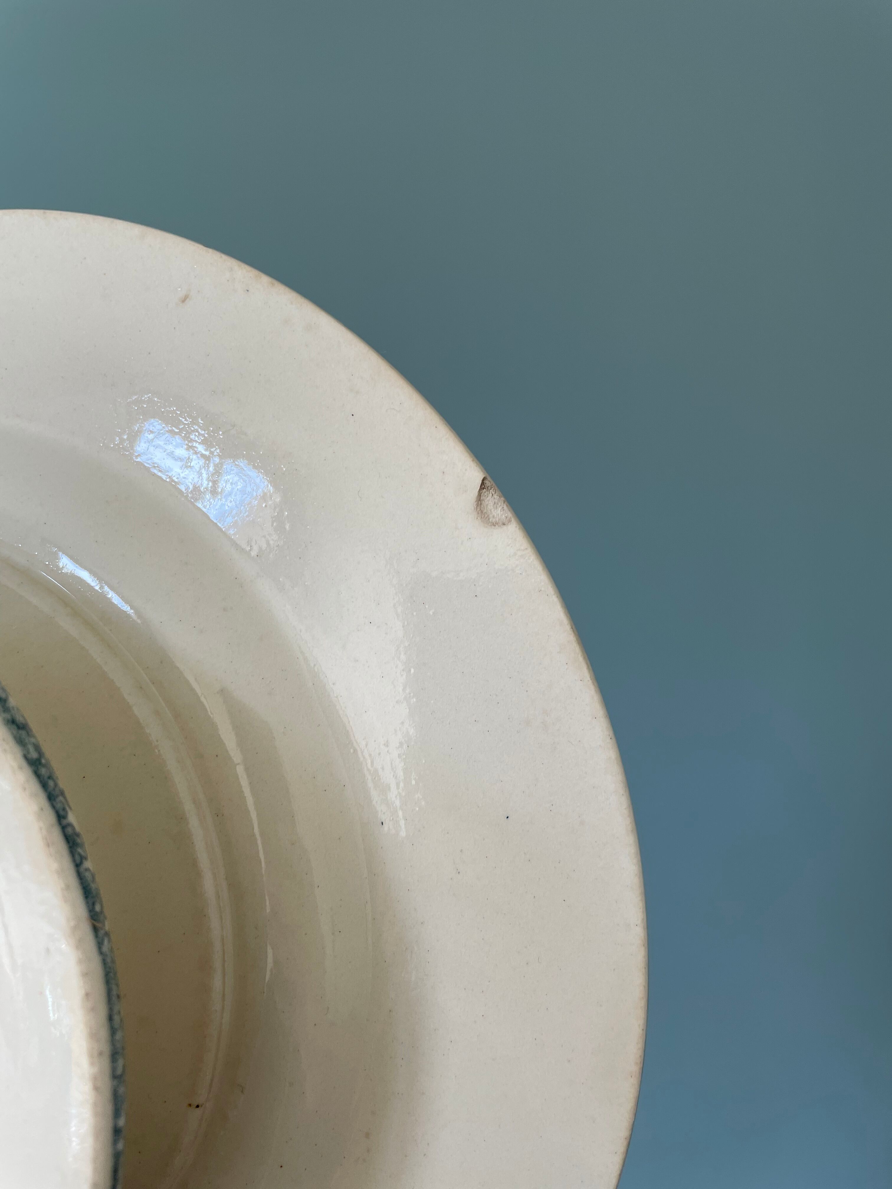 Compotier Terre de Fer, Milan collection, Gien porcelain