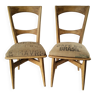 Pair of restored vintage chairs