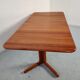 Dining table with teak extensions by Niels Möller, Dänemark 60s/70s