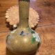 Cloisonned enamel vase