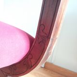 Dagobert curule armchair with chimera heads 19th century