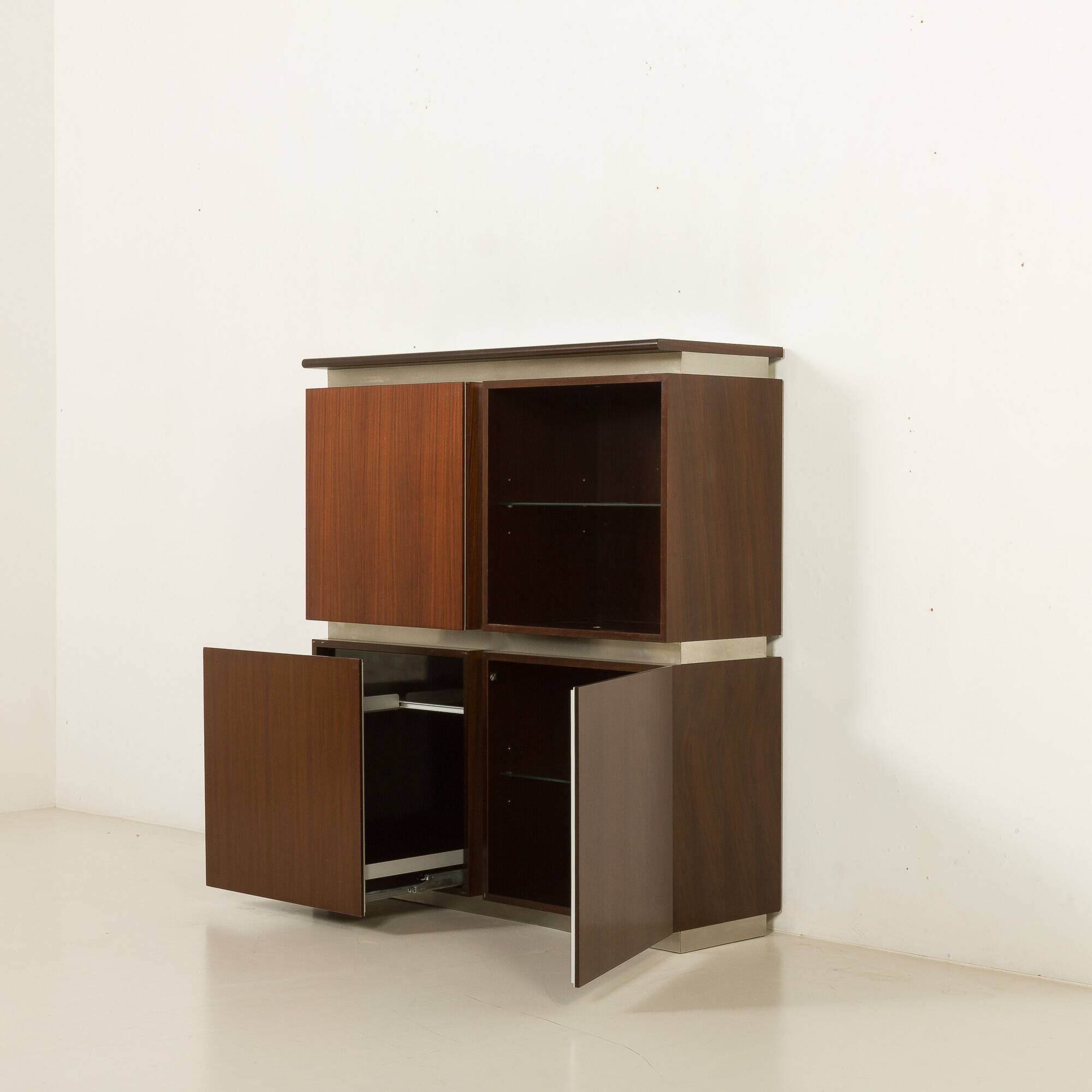Cabinet de bar Ludovico Arcebis Parioli, Italie, années 1970