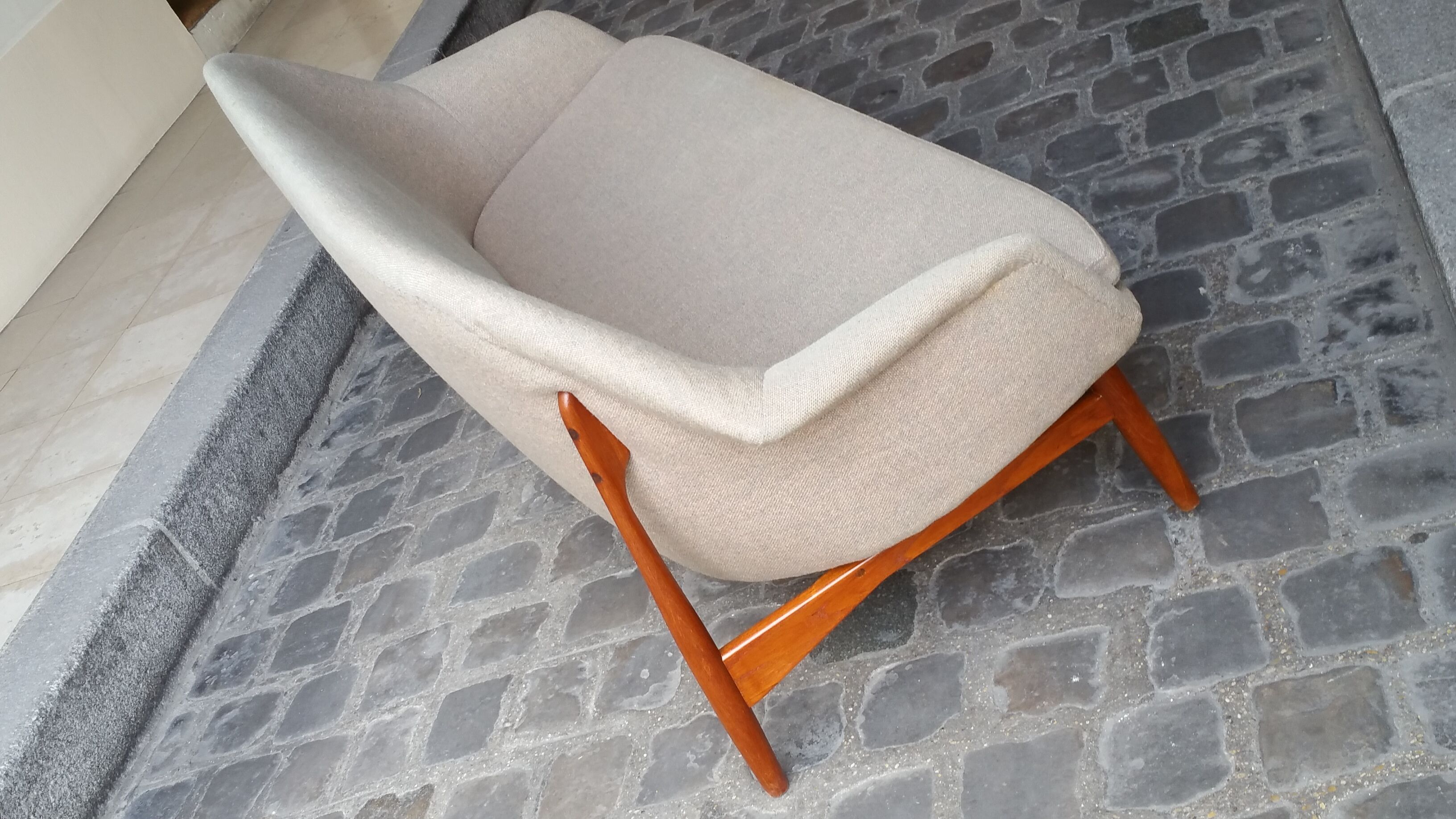 Sofa organic Danish Ib Kofod - Larsen for Carlo Gahrn of 1957