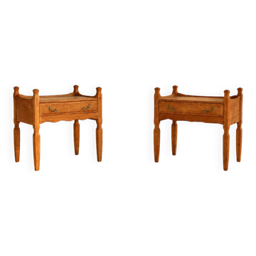 tables de chevet vintage | armoires brutalistes | années 1960