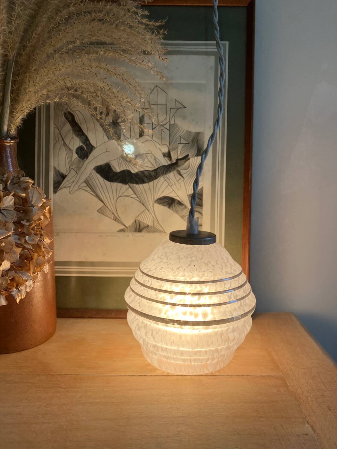 Vintage portable lamp