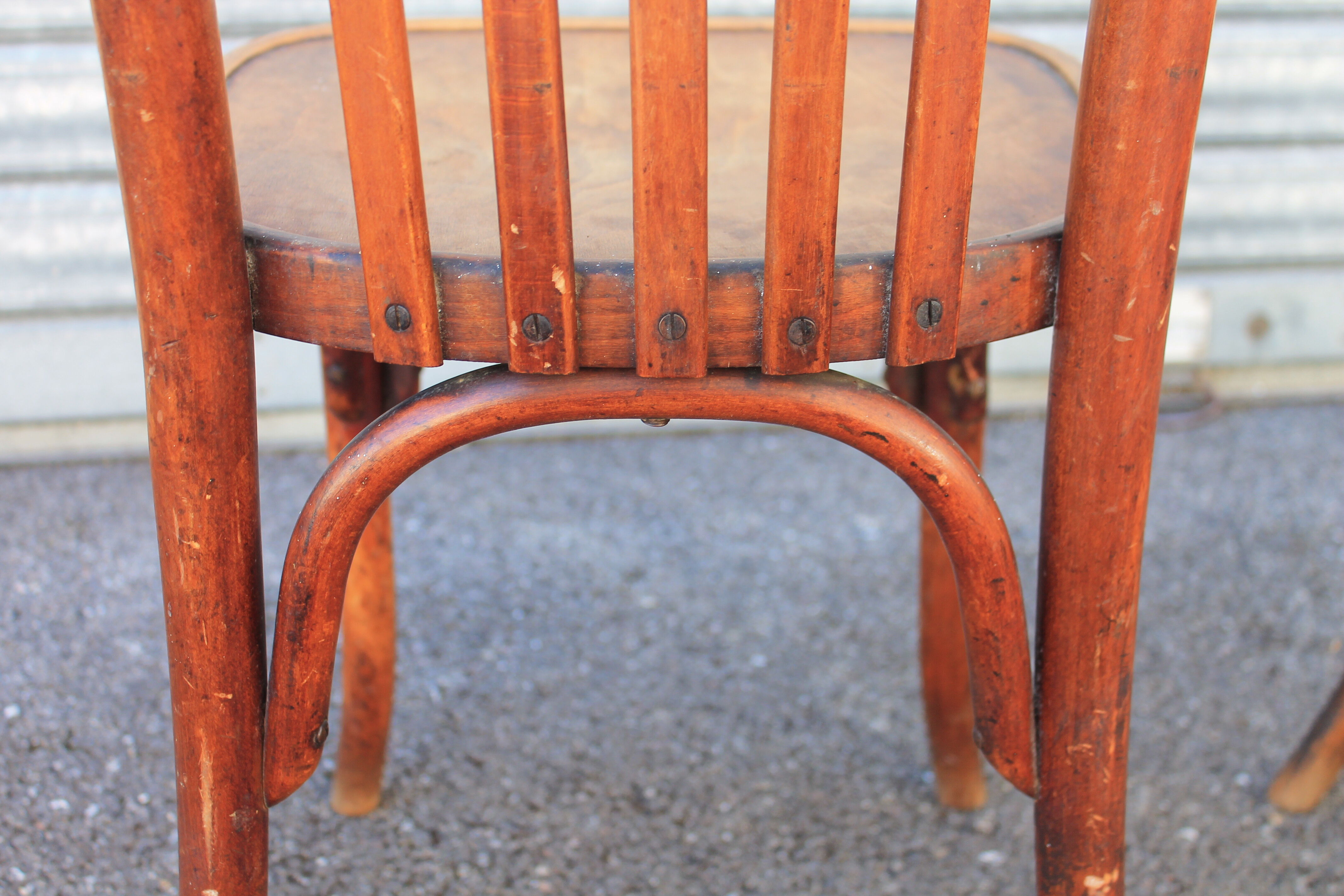 Pair of Artex bistro chairs