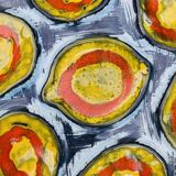 Mbfa pornic oyster plates, 1960