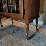Glass TV bar cabinet