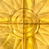 Aperoty servant dish in amber glass