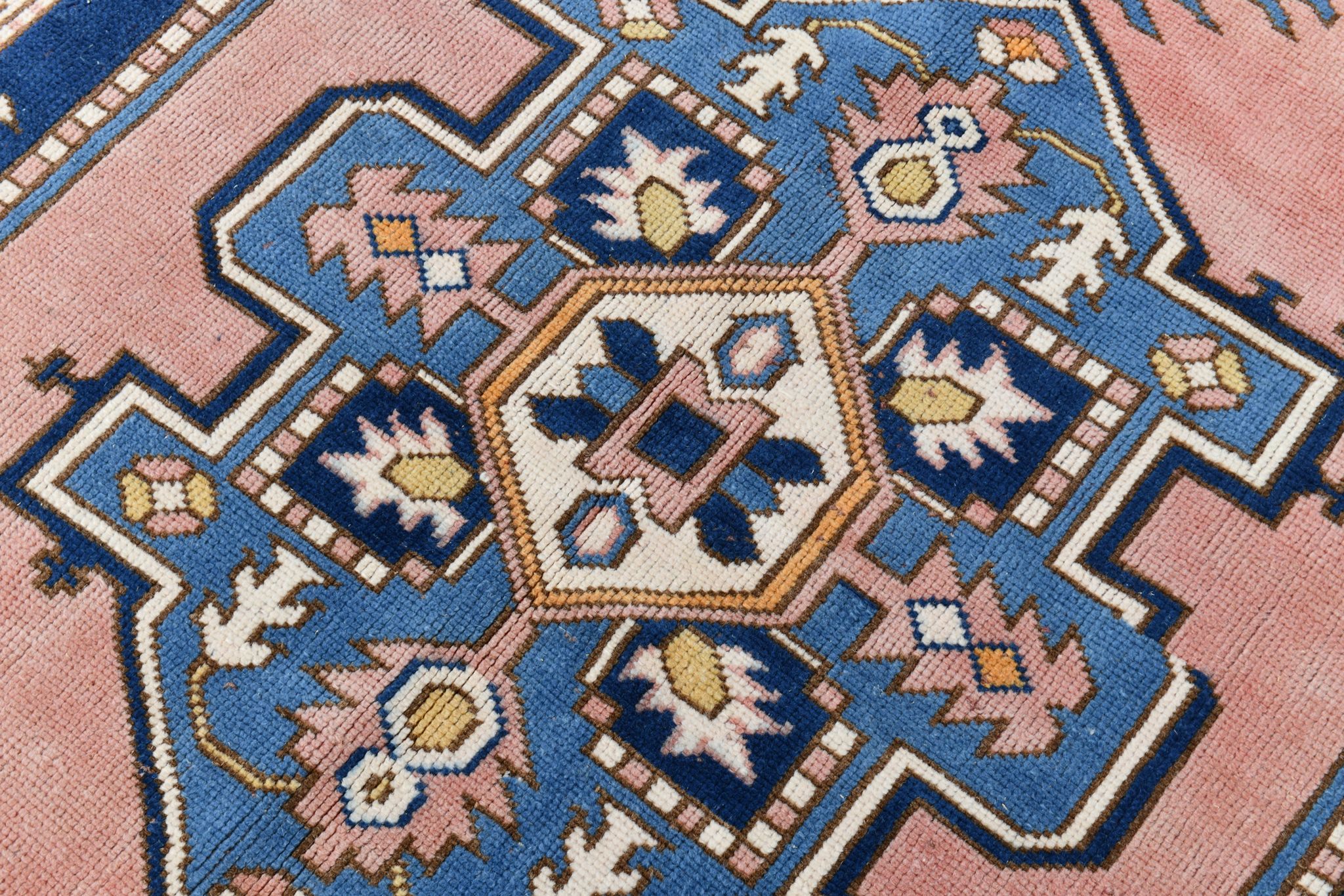 6x9 oushak vintage rug, 186x267cm
