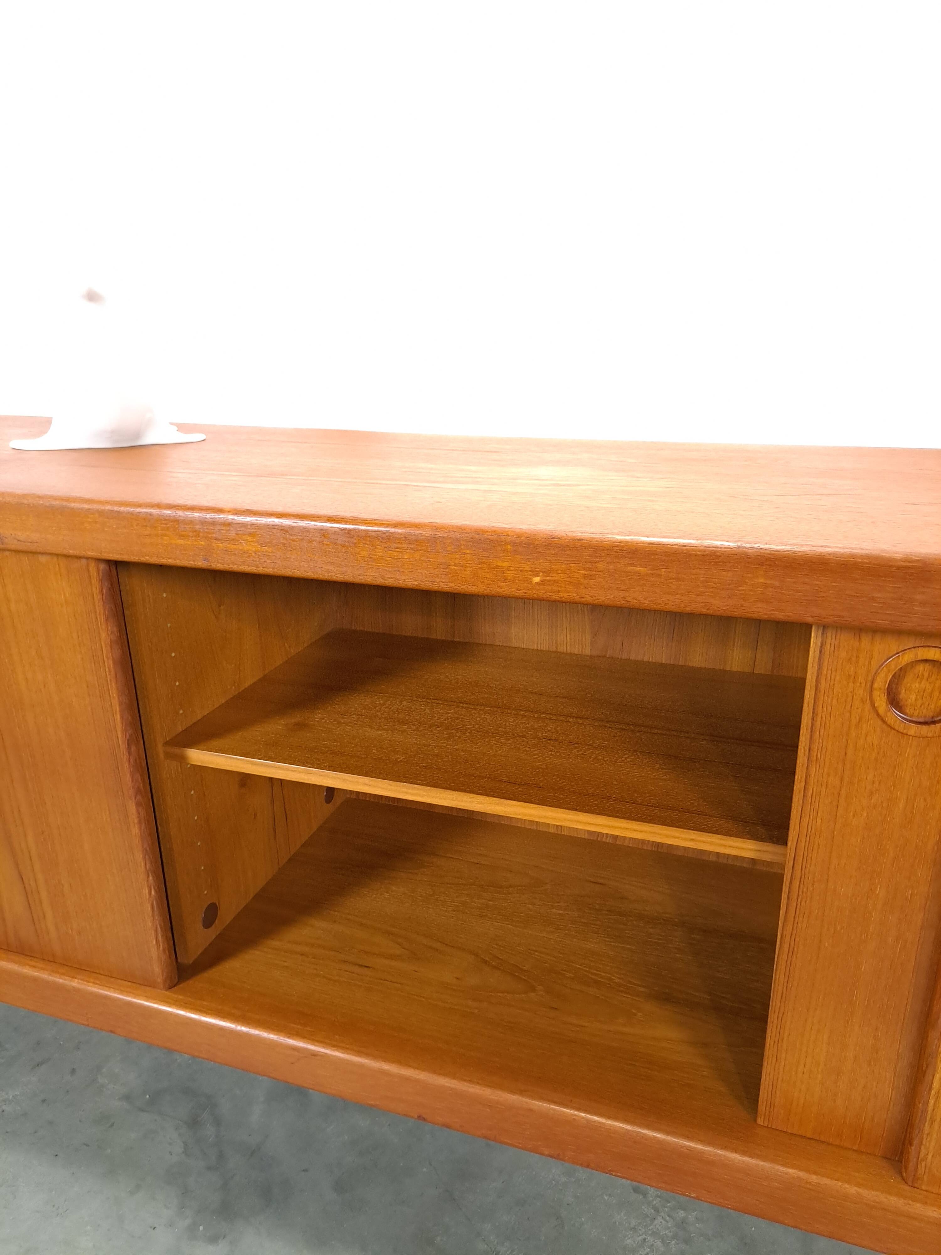 Deens teak design Bramin dressoir, sideboard vintage