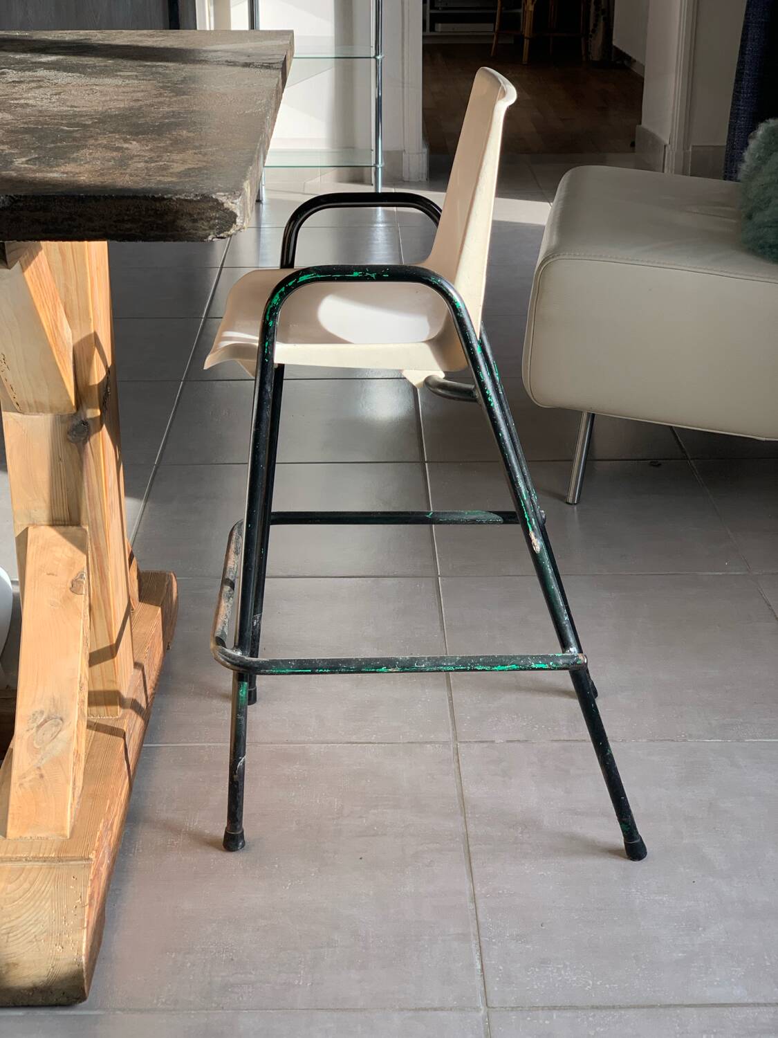70s school high chair