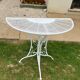 Console table Half-Moon wrought iron