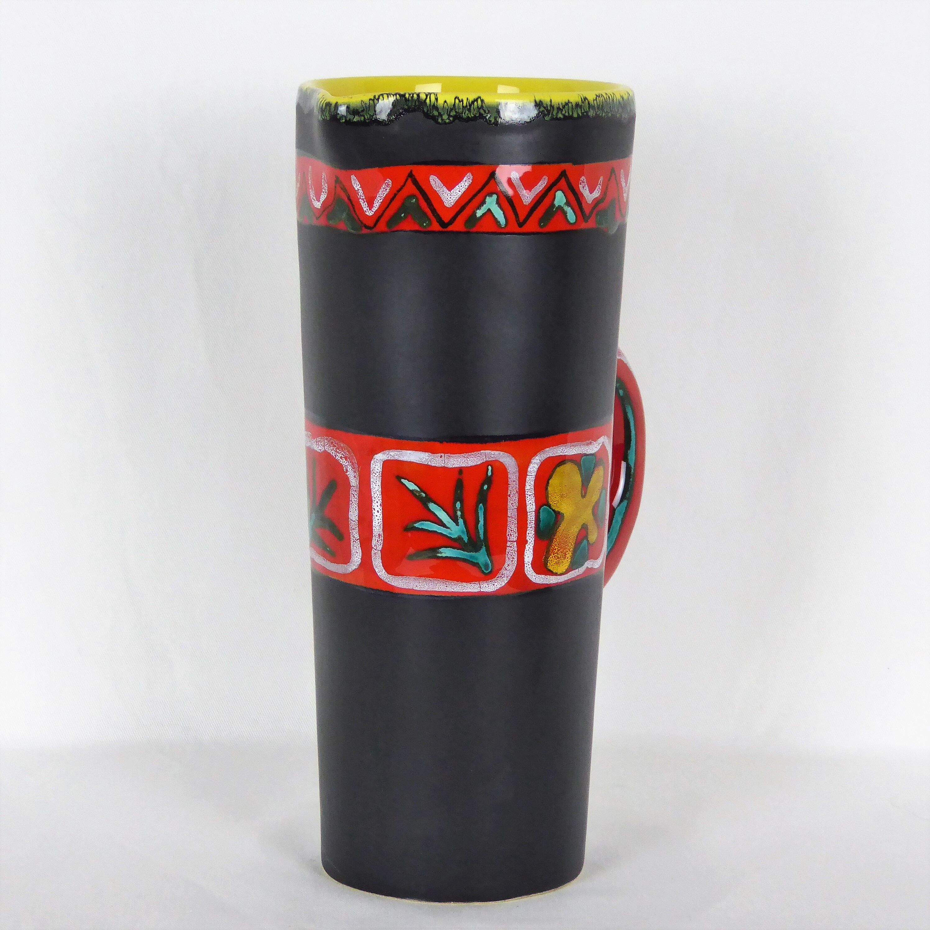 Ceramic pitcher vase Fourmentin Vallauris 1950