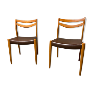 Paire de chaises scandinaves