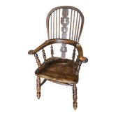 A large Yorkshire Broadarm Windsor armchair
