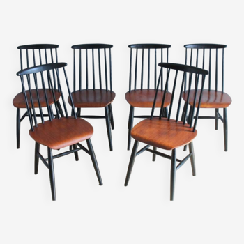 Lot de 6 chaises Fanett par Tapiovaara