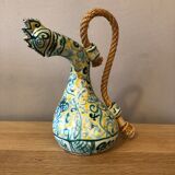 Vintage ceramic zoomorphic pitcher