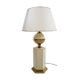 Lampe néoclassique beige et or