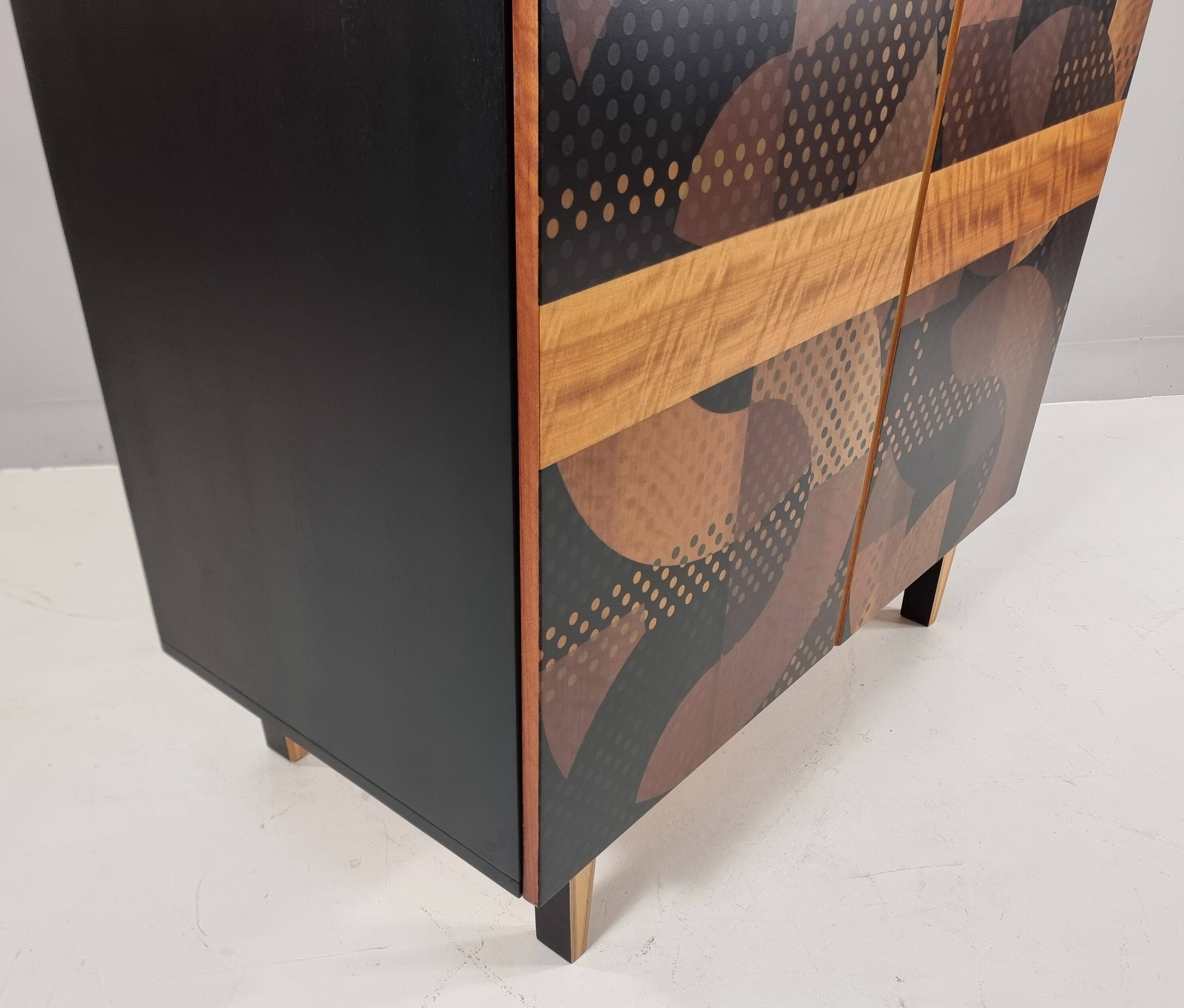 Vintage Beech Wardrobe, 1970s