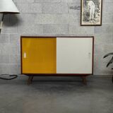 Buffet Commode U 452 jaune par Jiri Jiroutek pour Interier Praha 1960