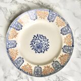 Set of 3 old earthenware plates