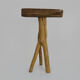 Tripod trading stool, peasant art Ariège, France (nineteenth century)