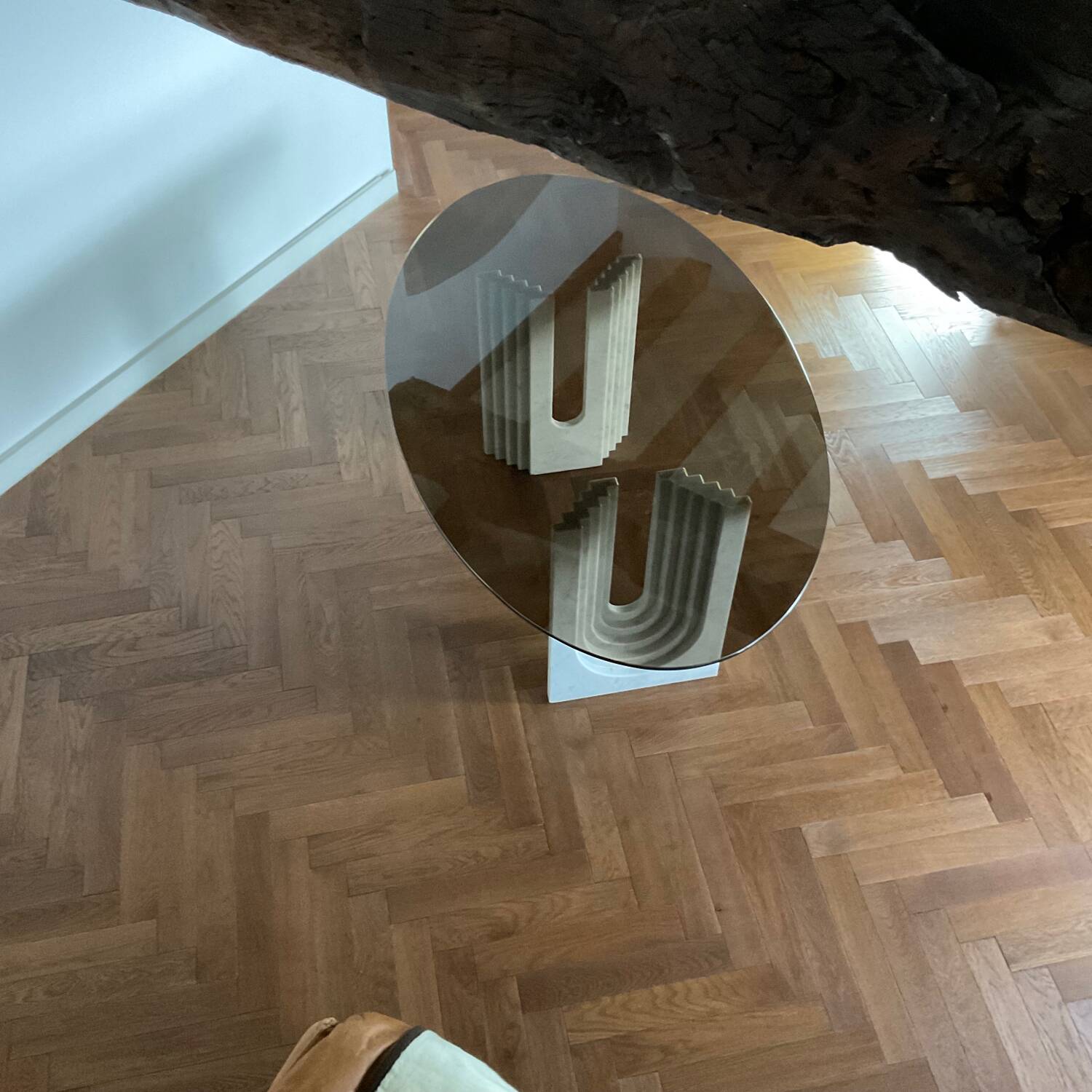 Table à manger Carlo Scarpa pour Cattelan 1970s