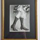 Original photogravure on glossy paper, Model in stockings and shoes 1900
