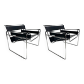 Original Wassily Armchairs attributed to Marcel Breuer for Gavina, 1970s, Set of 2
