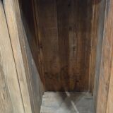 wooden changing room