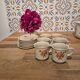 Vintage cups and saucers - set of 6