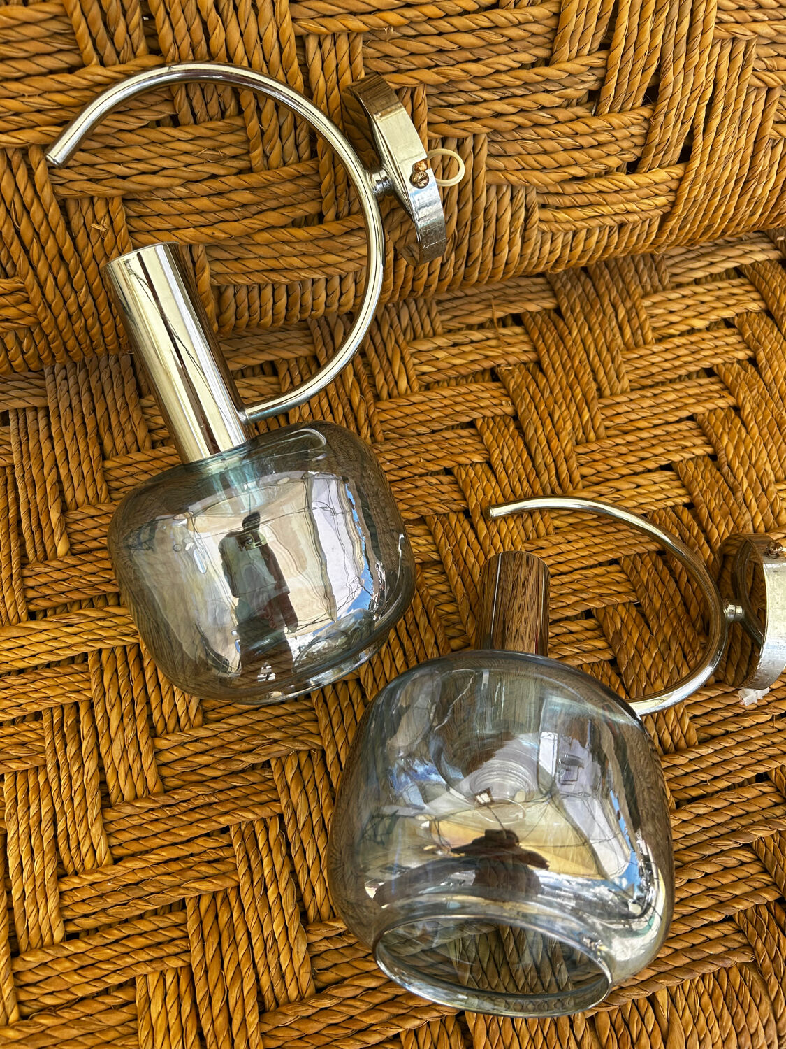 Pair of Italian wall lights 1970