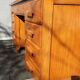 Oak desk 8 drawers double boxes 1950