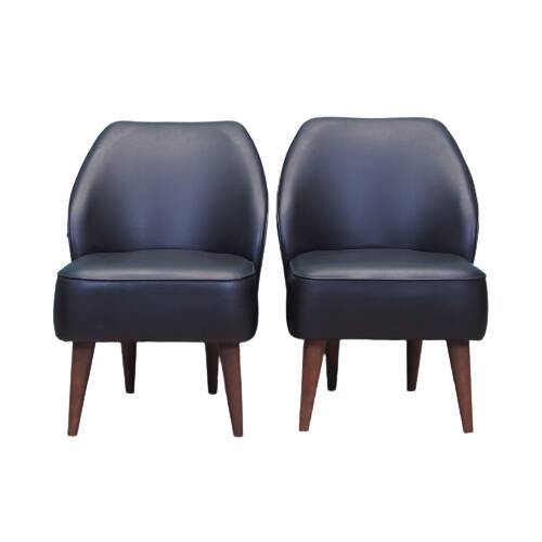 Set of two leather armchairs, Danish design, 90s, made in Denmark