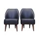 Set of two leather armchairs, Danish design, 90s, made in Denmark