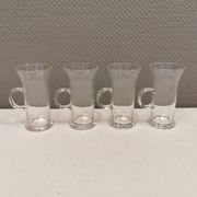 Original Irish coffee glasses from Arabia Finland, estimated 1980s, designed by Heikki Orvola