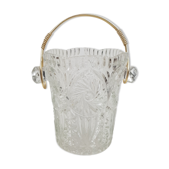 Glass ice bucket